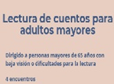 Lectura de cuentos para adultos mayores