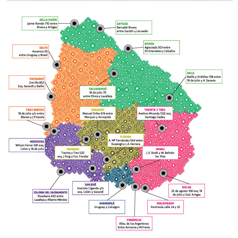 Mapa salas Antel